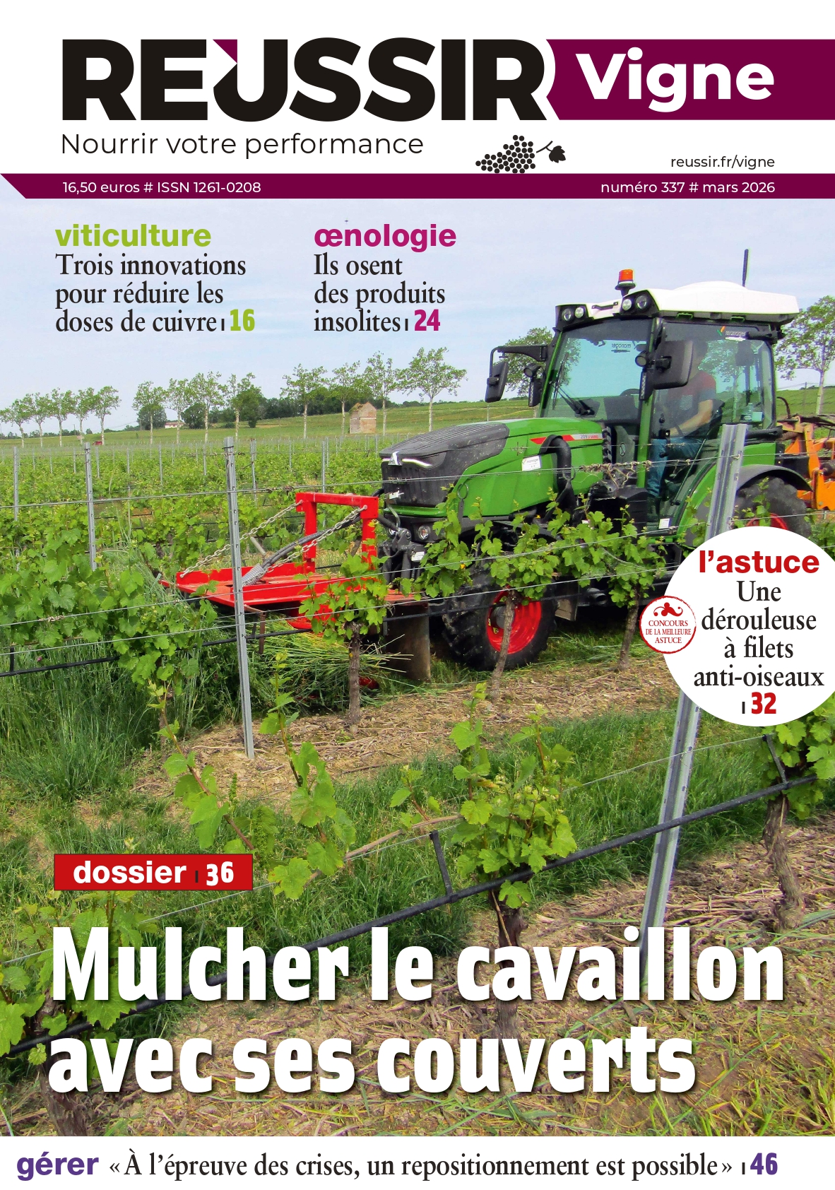 Abonnement Réussir Vigne