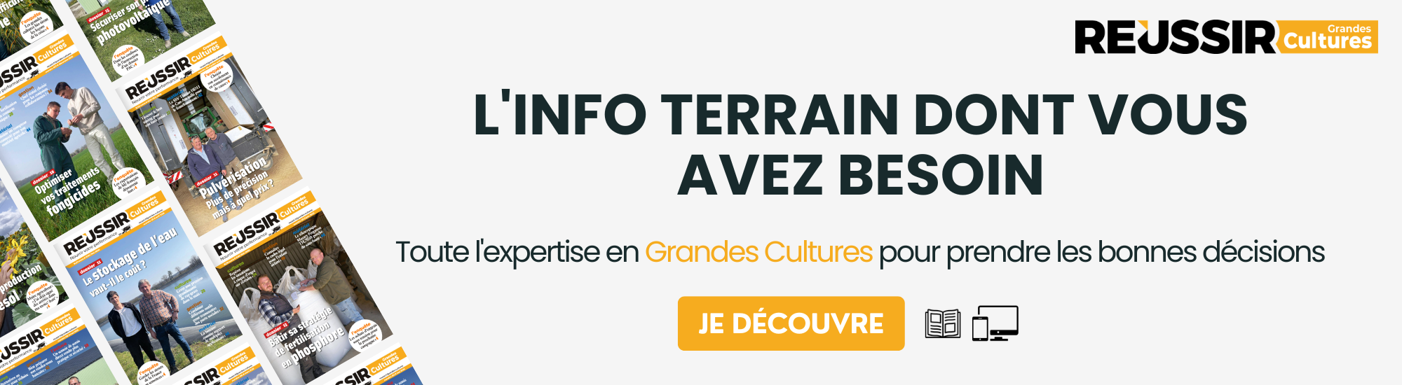 Bannière Grandes cultures