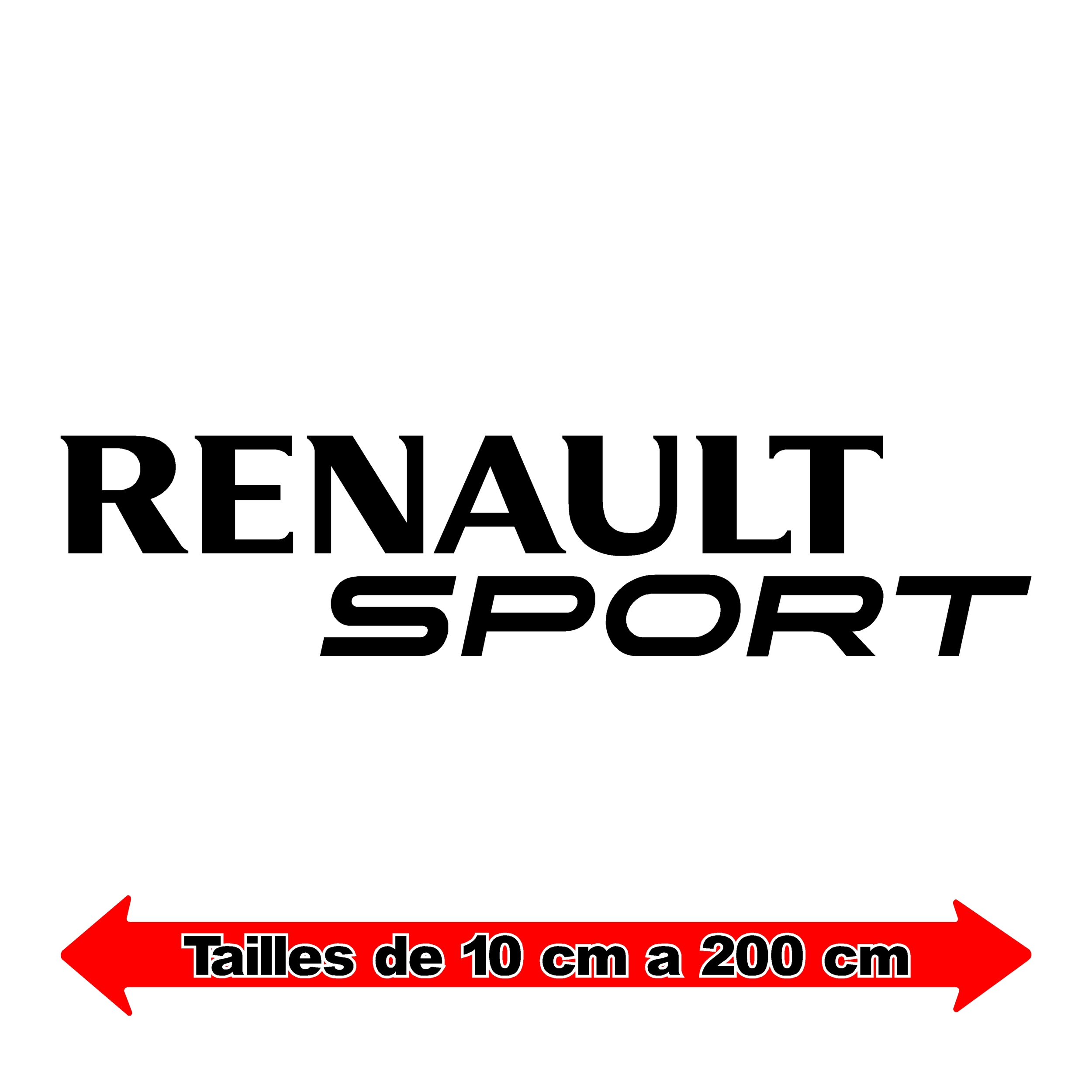 Stickers RENAULT sport ref 124 - VOITURE/RENAULT - automotostick