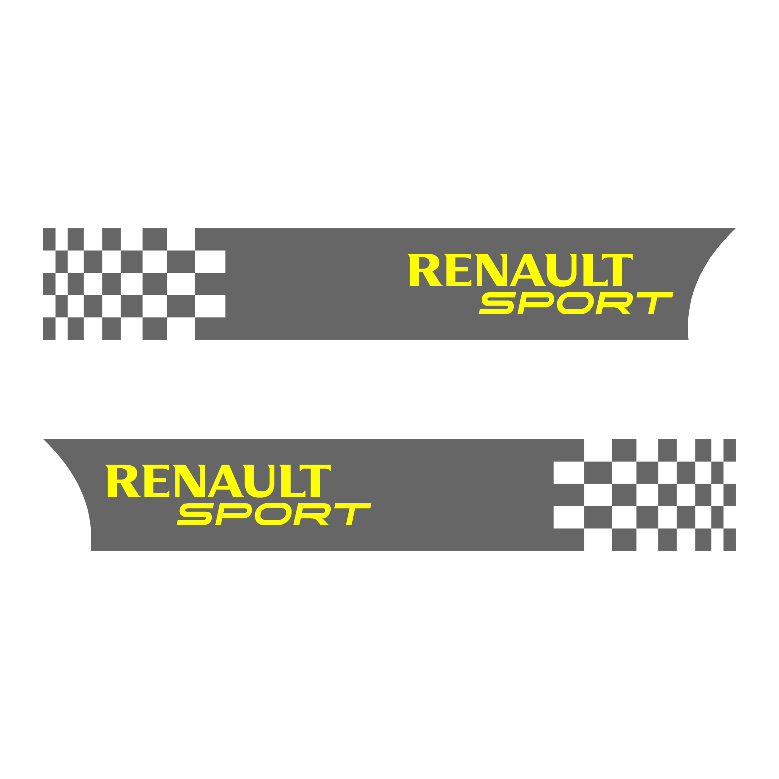 Stickers Damier Renault sport