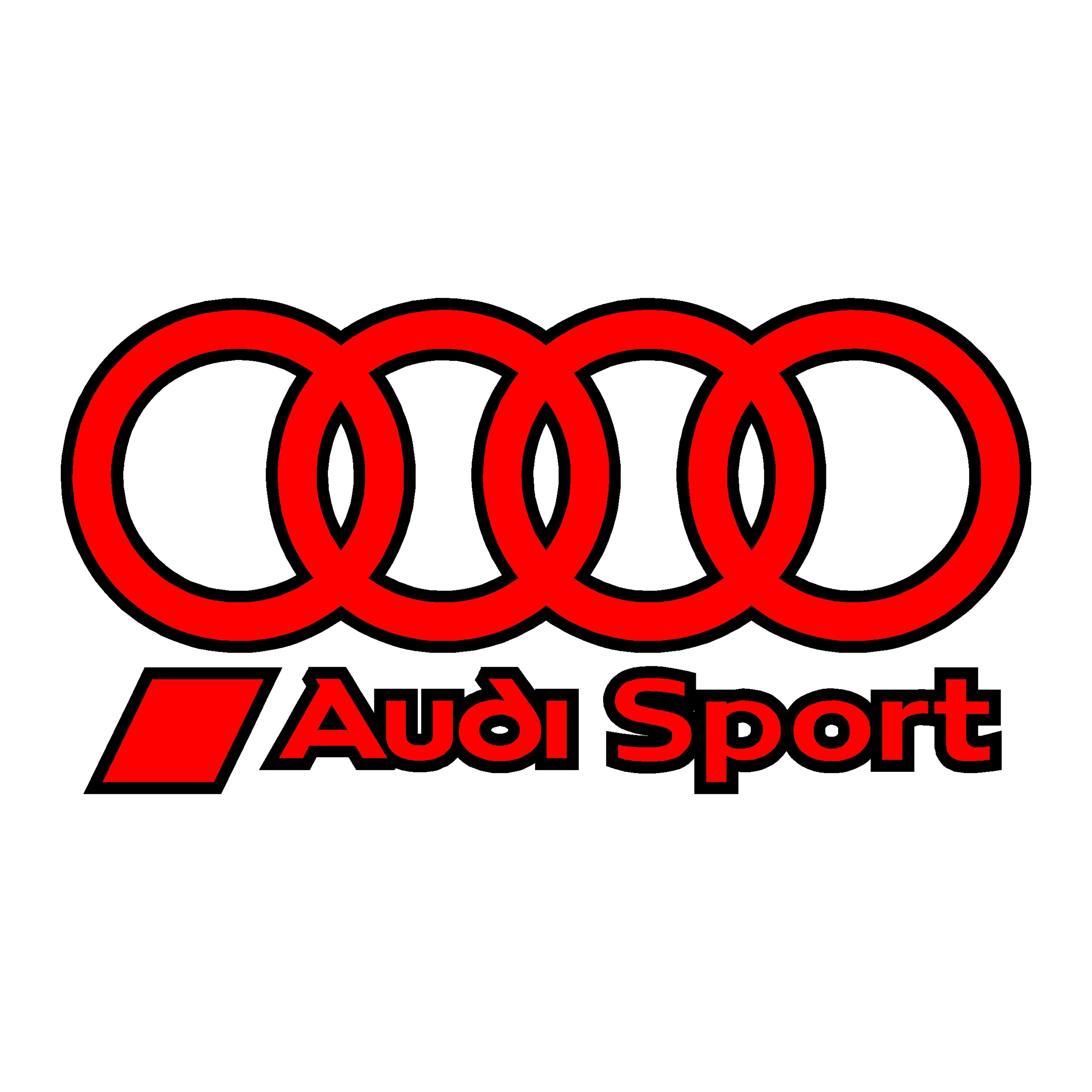 Sticker Logo Audi Couleur - ref.NAAUD11