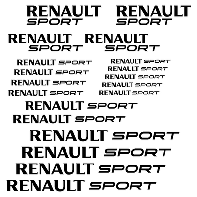 Stickers RENAULT sport ref 1