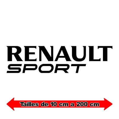 Sticker RENAULT sport ref 4