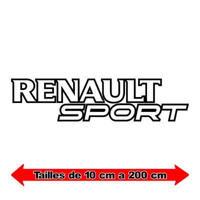 Sticker RENAULT sport ref 6
