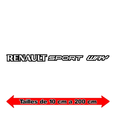 Sticker RENAULT sport ref 9
