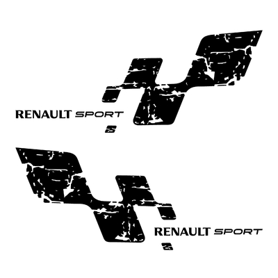 Stickers RENAULT sport ref 134b - VOITURE/RENAULT - automotostick