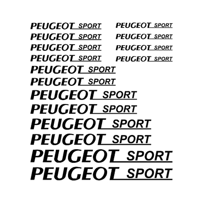 Stickers PEUGEOT sport ref 24