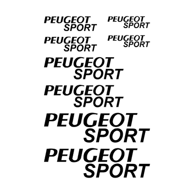 Stickers PEUGEOT sport ref 28