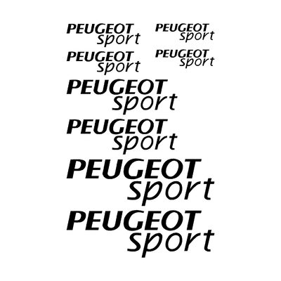 Stickers PEUGEOT sport ref 29