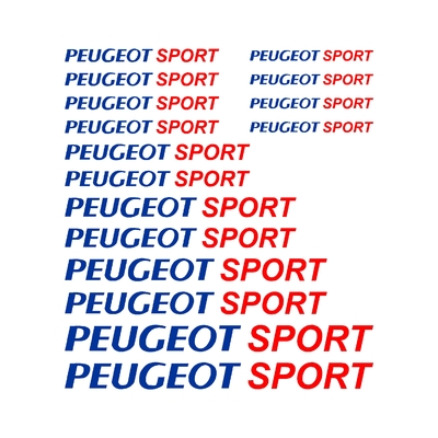 Stickers PEUGEOT sport ref 25