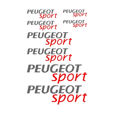 Stickers PEUGEOT sport ref 31