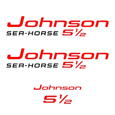 Kit stickers JOHNSON 5 cv 1/2 serie 8