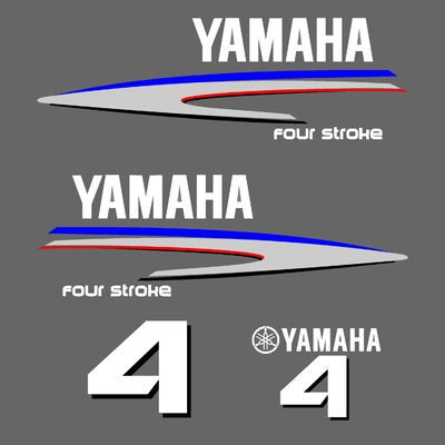 Kit stickers YAMAHA 4 cv serie 2