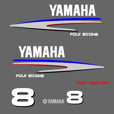 Kit stickers YAMAHA 8 cv serie 2