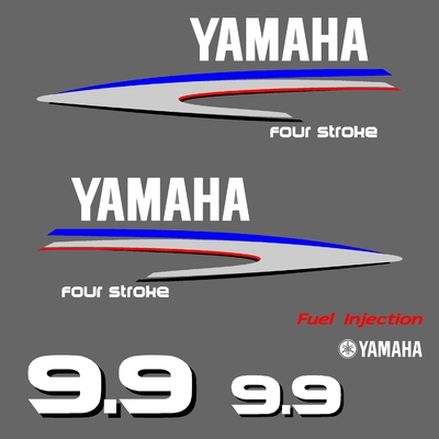 Kit stickers YAMAHA 9.9 cv serie 2