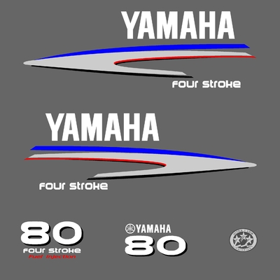 Kit stickers YAMAHA 80 cv serie 2