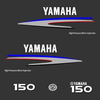 Kit stickers YAMAHA HPDI 150 cv serie 2