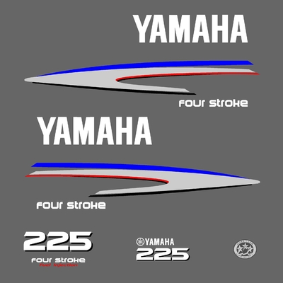 Kit stickers YAMAHA 225 cv serie 2