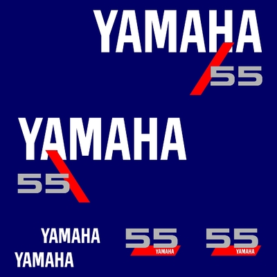 Kit stickers YAMAHA 55 cv bis serie 4