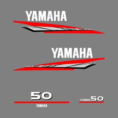 Kit stickers YAMAHA 50 cv serie 6