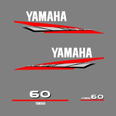 Kit stickers YAMAHA 60 cv serie 6