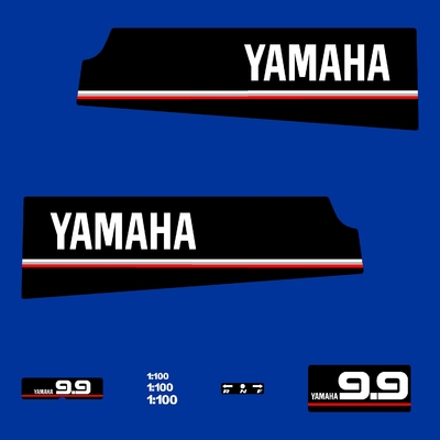 Kit stickers YAMAHA 9.9 cv serie 5