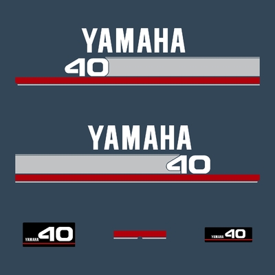 Kit stickers YAMAHA 40 cv serie 9