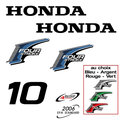 Kit stickers HONDA 10 cv serie 2