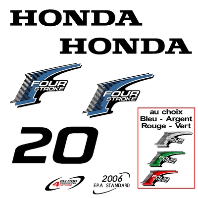 Kit stickers HONDA 20 cv serie 2