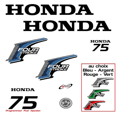 Kit stickers HONDA 75 cv serie 2