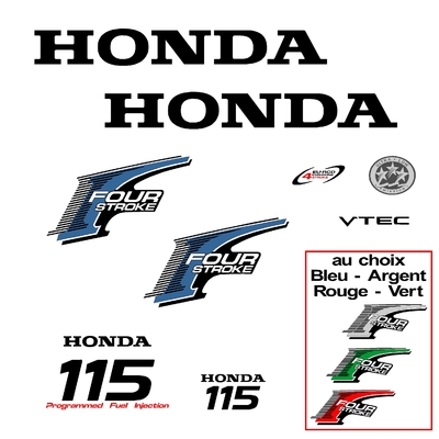 Kit stickers HONDA 115 cv serie 2