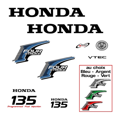 Kit stickers HONDA 135 cv serie 2