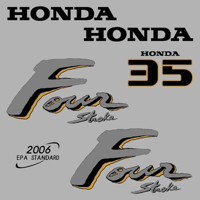 Kit stickers HONDA 35 cv serie 1