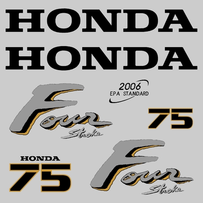 Kit stickers HONDA 75 cv serie 1