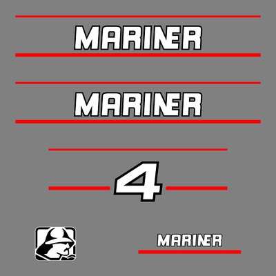 Kit stickers MARINER 4 cv serie 2