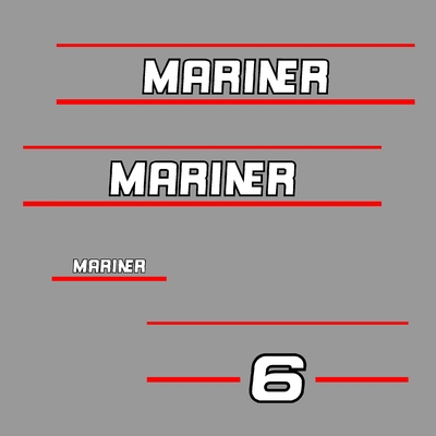 Kit stickers MARINER 6 cv serie 2
