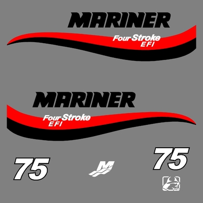 Kit stickers MARINER 75 cv serie 6