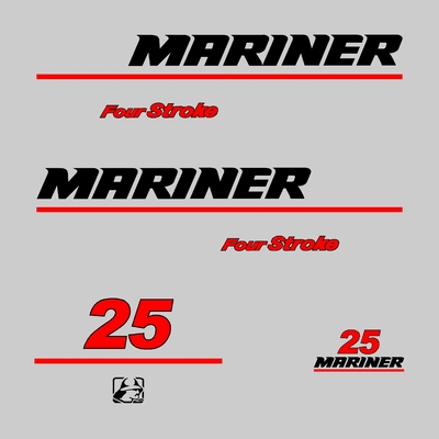 Kit stickers MARINER 25 cv serie 7