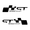 stickers-ref124-renault-sport-gt-damier-tuning-rallye-megane-clio-compétision-deco-adhesive-autocollant