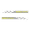 stickers-ref70-renault-sport-rs-damier-gt-cup-f1-tuning-rallye-megane-clio-compétision-deco-adhesive-autocollant