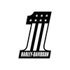 sticker-harley-davidson-ref112-numero-1-moto-autocollant-casque-tuning-deco-motar