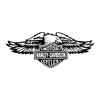 sticker-harley-davidson-ref68-bar-shield-aigle-moto-autocollant-casque-tuning-deco-motar