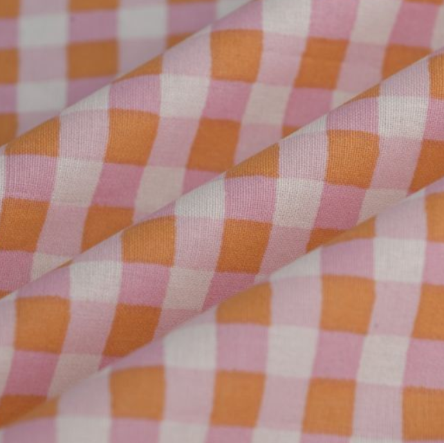 vichy rose et orange
