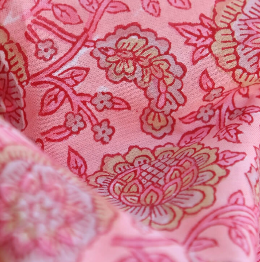 coton indien rose