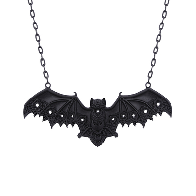 Collier chauve-souris dentelle