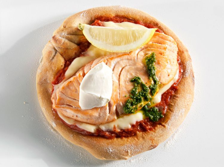 saumon frais baies roses