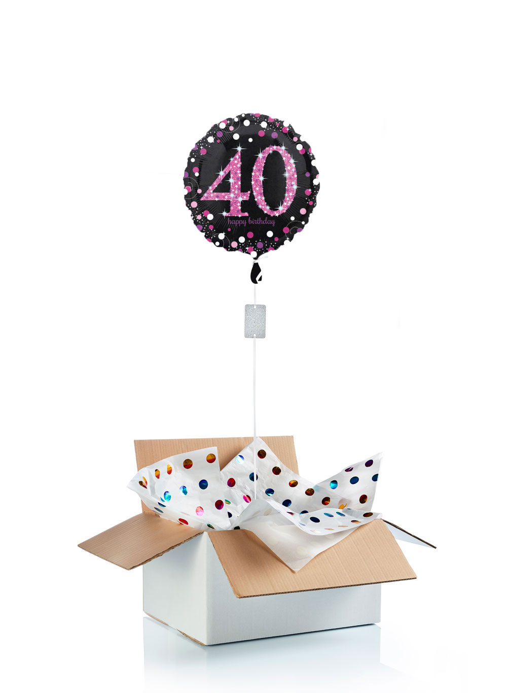 Ballon d\'anniversaire surprise gonflé à l\'hélium : 40 ans
