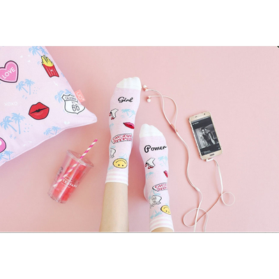 Chaussettes "Girl Power"