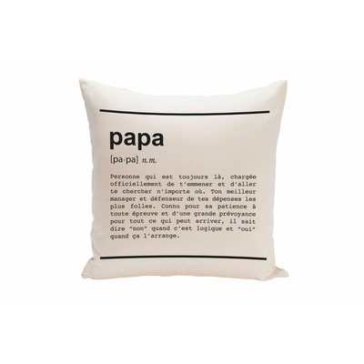 Housse de coussin "Papa definition"