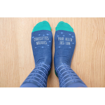 Chaussettes "Magiques pour aller très loin"
